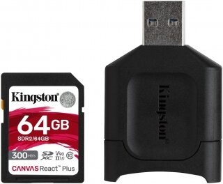 Kingston Canvas React Plus 64 GB (MLPR2/64GB) SD kullananlar yorumlar